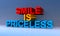 Smile is priceless on blue