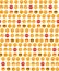 Smile seamless pattern. Emotions background. Yellow round emotion smiles seamless texture. Vector illustration