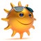 Smile sunglasses sun cheerful star face summer smiley cartoon