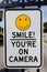 Smile You\'re On Camera Security Sign