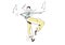 Smile Young Woman Dancing With Headphones At Street, Happy Music Note In Lifestyle Moment. Illustration Of Happy Life. Cartoon