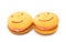 Smiley cookies isolated