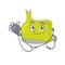 Smiley doctor cartoon character of pituitary with tools