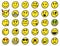 Smiley drawings icon set 1 in color