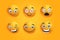 Smiley Emoticon icon yellow expresion face emoji