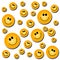 Smiley Face Background White