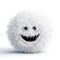 Smiley face happy hairy cartoon emoticon mascot