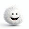 Smiley face happy hairy cartoon emoticon mascot