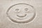 Smiley Face in the sand