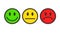 Smiley Faces Icons Isolated