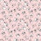 Smiley faces seamless pattern background