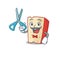 Smiley Funny Barber dutch cheese cartoon character design style