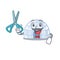 Smiley Funny Barber igloo cartoon character design style