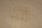 Smiley and writing on sand numeral 2017 near sea with waves.