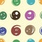 Smilies seamless texture