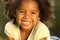 Smiling African American Child