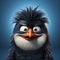 Smiling Angry Birds Character In Hyperrealistic Illustration Style