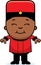 Smiling Cartoon Bellhop