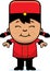 Smiling Cartoon Bellhop