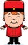 Smiling Cartoon Bellhop