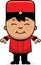 Smiling Cartoon Bellhop