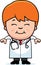 Smiling Cartoon Child Doctor