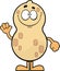 Smiling Cartoon Peanut