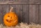 Smiling Carved Pumpkin