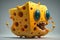 Smiling Cheese with Holes: An Artistic 3D Rendering