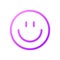 Smiling emoji pixel perfect gradient linear ui icon