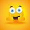 Smiling Emoji - Simple Happy Emoticon