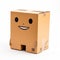 Smiling Face Brown Cardboard Box - Booru Style - Dain Yoon - Cryptopunk