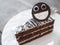 Smiling face on cake