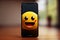 Smiling Face with Happy Eyes Emoji on Smartphone - Happy, Love, Smartphone