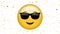 Smiling face with sunglasses emoji