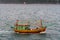 Smiling fishermen on boat return to Da Nang Port, Vietnam