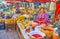 Smiling fruit vendor, Taunggyi market, Myanmar