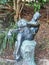 Smiling Goat Man Bronze Statue, Royal Botanic Gardens, Sydney, Australia