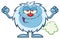 Smiling Little Yeti Cartoon Mascot Character