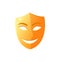 Smiling Mask, Happy Face with Smile Theater Icon