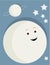 Smiling moon