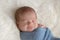 Smiling Newborn Baby Boy