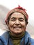 Smiling Old Woman from Everest Region
