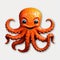 Smiling Orange Octopus: A Powerful Symbol Of Ocean Academia