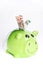 Smiling piggy bank