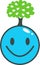 Smiling Planet Earth Logo