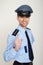 Smiling policeman