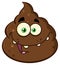 Smiling Poop Cartoon Mascot Character