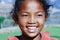 Smiling poor african girl, Africa
