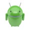 Smiling robot android